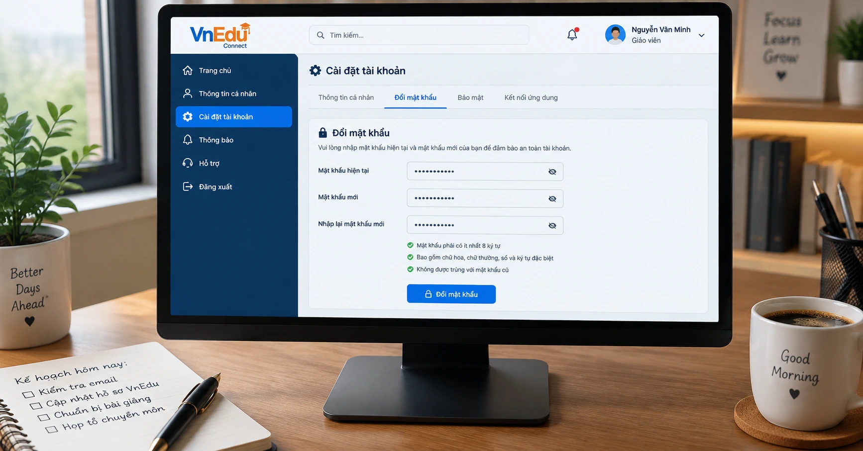 Cách đổi mk vnedu connect nhanh chóng và an toàn - image 2