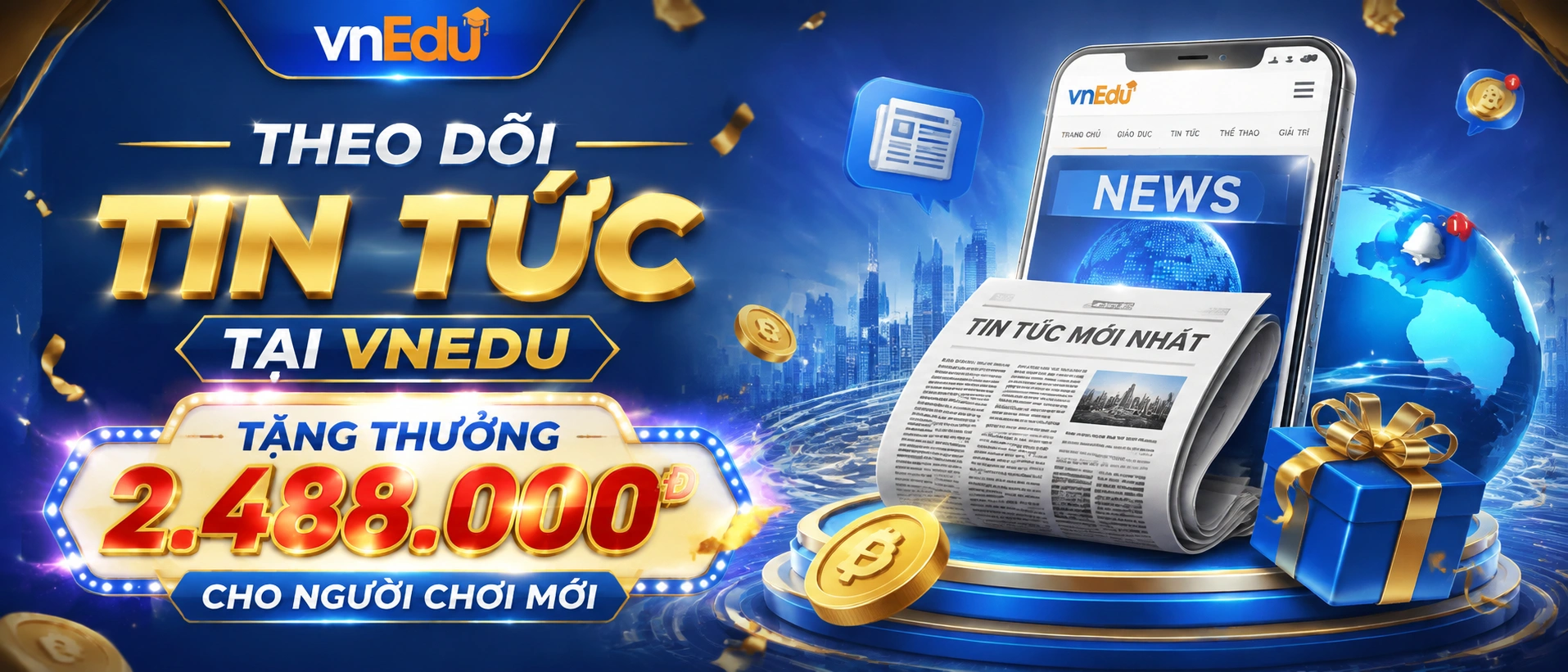 Khối tin nổi bật về cập nhật sự kiện và ưu đãi